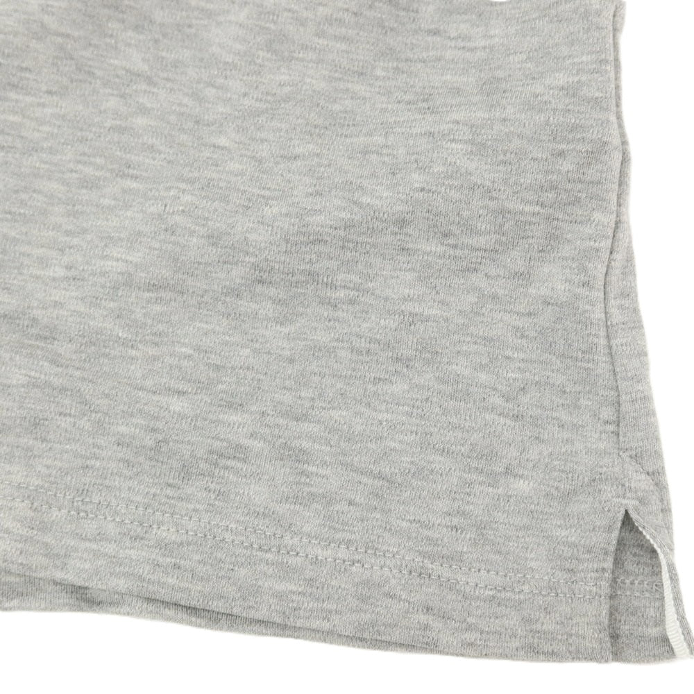 【中古】バナナリパブリック Banana Republic コットン 襟付きVネック 半袖ポロシャツ グレーxホワイト【サイズM】【 状態ランクB 】【 メンズ 】