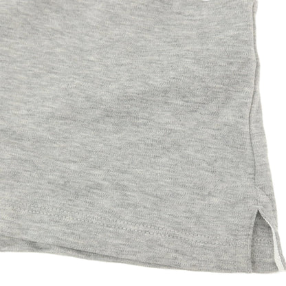 【中古】バナナリパブリック Banana Republic コットン 襟付きVネック 半袖ポロシャツ グレーxホワイト【サイズM】【 状態ランクB 】【 メンズ 】
