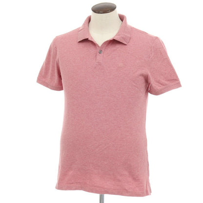 【中古】バナナリパブリック Banana Republic NEW ORGANIC BRANDED PIQUE POLO コットンポリウレタン 半袖ポロシャツ ピンク【サイズL】【 状態ランクB 】【 メンズ 】