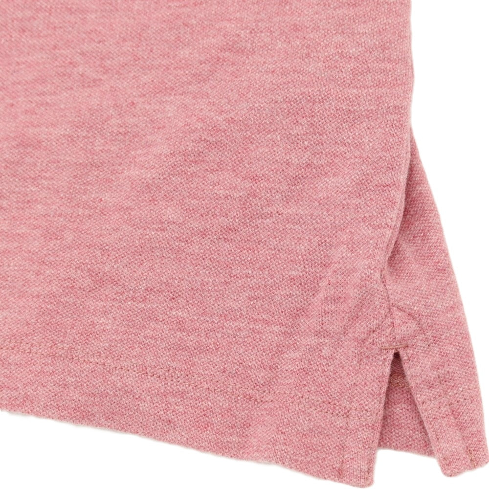【中古】バナナリパブリック Banana Republic NEW ORGANIC BRANDED PIQUE POLO コットンポリウレタン 半袖ポロシャツ ピンク【サイズL】【 状態ランクB 】【 メンズ 】