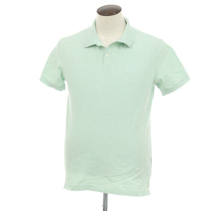 【中古】バナナリパブリック Banana Republic NEW ORGANIC BRANDED PIQUE POLO コットンポリウレタン 半袖ポロシャツ ミントグリーン【サイズL】【 状態ランクB 】【 メンズ 】