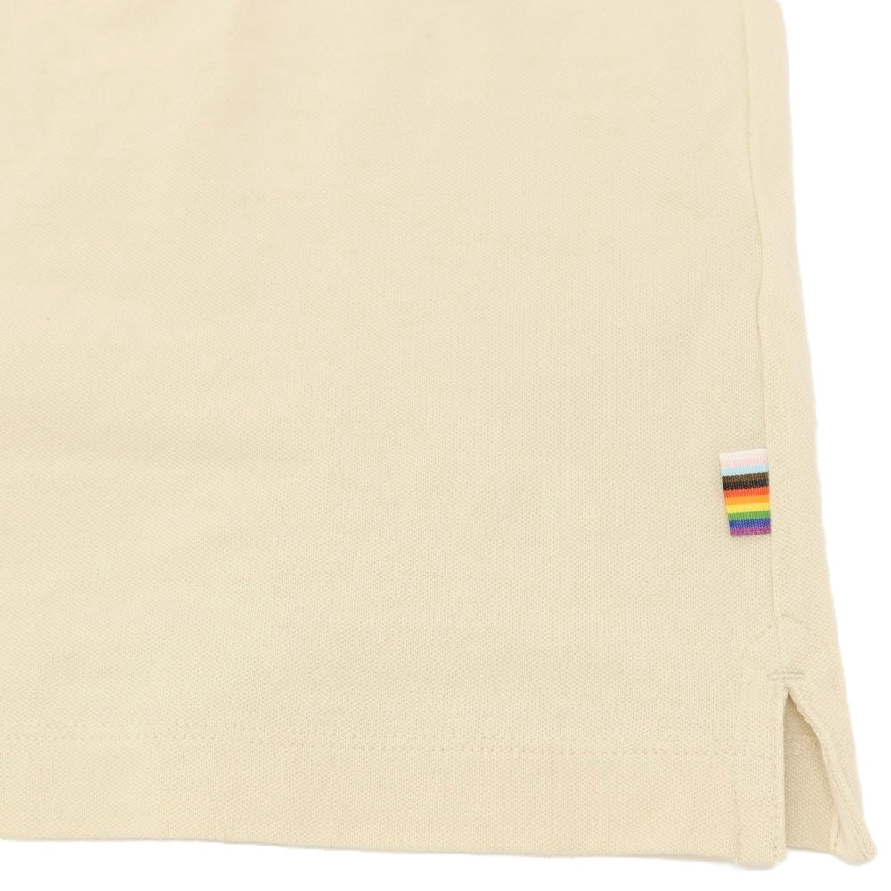 【中古】バナナリパブリック Banana Republic コットンポリウレタン 半袖ポロシャツ ベージュ【サイズL】【 状態ランクB 】【 メンズ 】