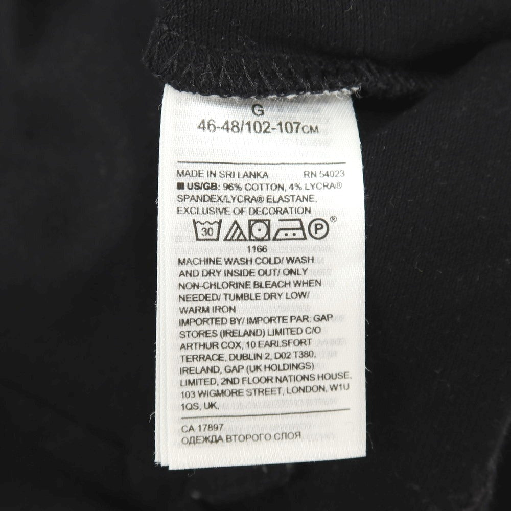 【中古】バナナリパブリック Banana Republic ST BRANDED PIQ コットンポリウレタン 半袖ポロシャツ ブラック【サイズL】【 状態ランクB 】【 メンズ 】