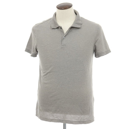 【中古】バナナリパブリック Banana Republic コットン 半袖ポロシャツ グレー【サイズL】【 状態ランクB 】【 メンズ 】