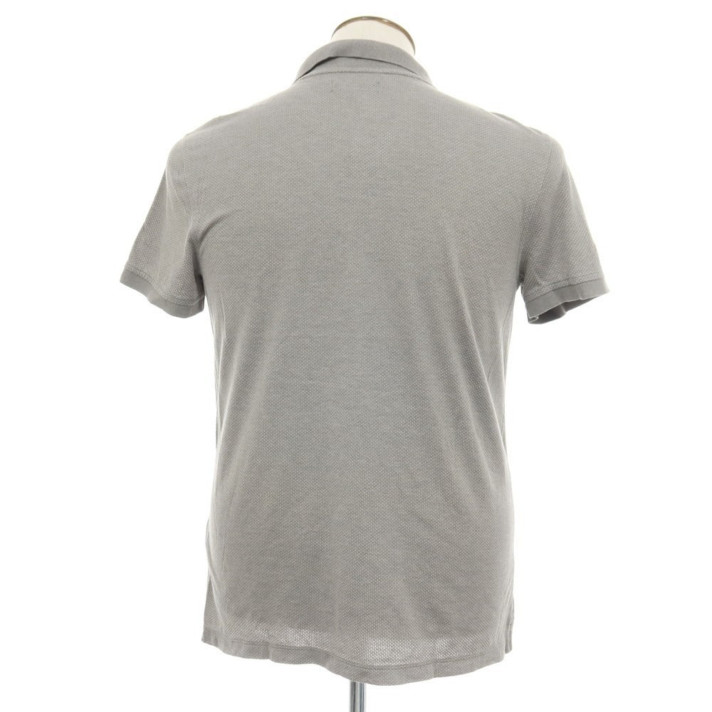 【中古】バナナリパブリック Banana Republic コットン 半袖ポロシャツ グレー【サイズL】【 状態ランクB 】【 メンズ 】