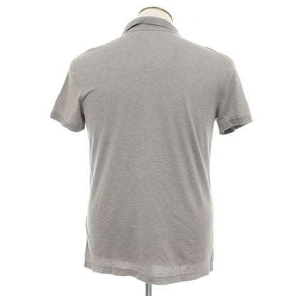 【中古】バナナリパブリック Banana Republic コットン 半袖ポロシャツ グレー【サイズL】【 状態ランクB 】【 メンズ 】