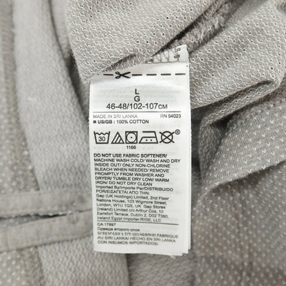 【中古】バナナリパブリック Banana Republic コットン 半袖ポロシャツ グレー【サイズL】【 状態ランクB 】【 メンズ 】
