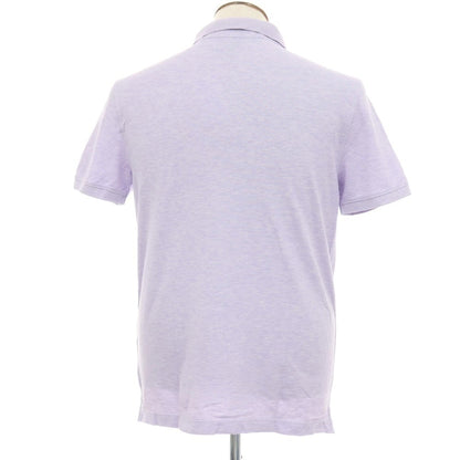 【中古】バナナリパブリック Banana Republic CORE TEMP コットンポリエステル 半袖ポロシャツ ライトパープル【サイズL】【 状態ランクB 】【 メンズ 】