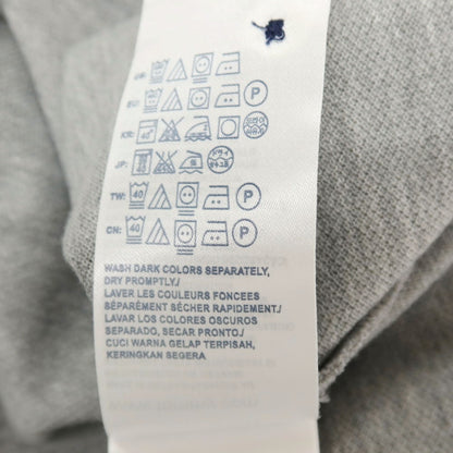 【中古】トミーヒルフィガー TOMMY HILFIGER コットン 鹿の子 半袖ポロシャツ グレー【サイズM】【 状態ランクB 】【 メンズ 】