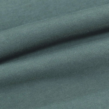 【中古】グリーンレーベルリラクシング green label relaxing コットン ハーフジップ 半袖ポロシャツ ダスティブルーグリーン系【サイズL】【 状態ランクB 】【 メンズ 】