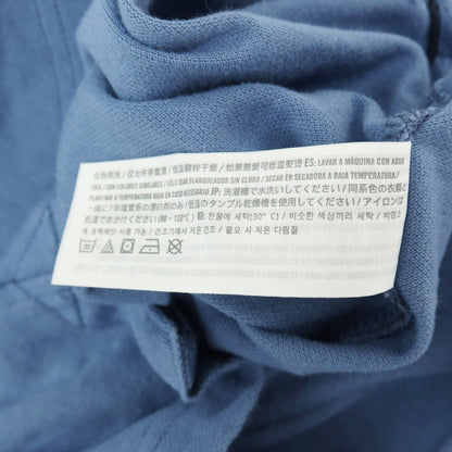 【中古】アバクロンビー アンド フィッチ Abercrombie &amp; Fitch コットン 鹿の子 半袖ポロシャツ ブルー【サイズS】【 状態ランクB 】【 メンズ 】