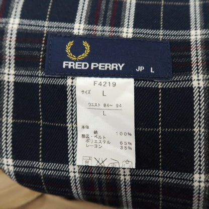 【中古】フレッドペリー FRED PERRY コットン チノパンツ ベージュ【サイズL】【 状態ランクB 】【 メンズ 】