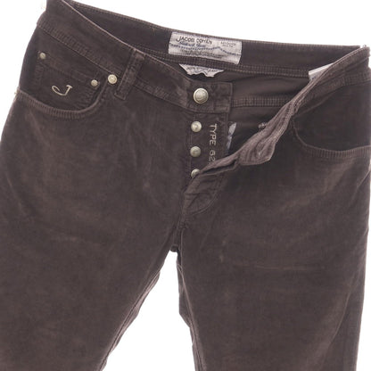 【中古】ヤコブコーエン JACOB COHEN PW622 ストレッチ コットン 細畝 コーデュロイパンツ ダークパープル【サイズ34】【 状態ランクA 】【 メンズ 】