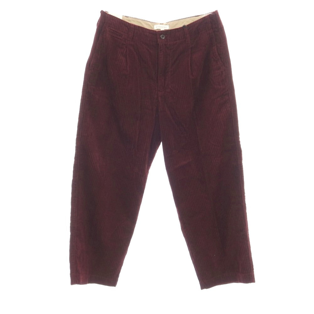 【中古】【未使用】バナナリパブリック Banana Republic コットン 太畝 コーデュロイパンツ ボルドー【サイズ34】【 状態ランクS 】【 メンズ 】