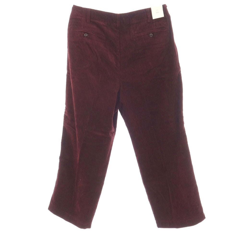 【中古】【未使用】バナナリパブリック Banana Republic コットン 太畝 コーデュロイパンツ ボルドー【サイズ34】【 状態ランクS 】【 メンズ 】