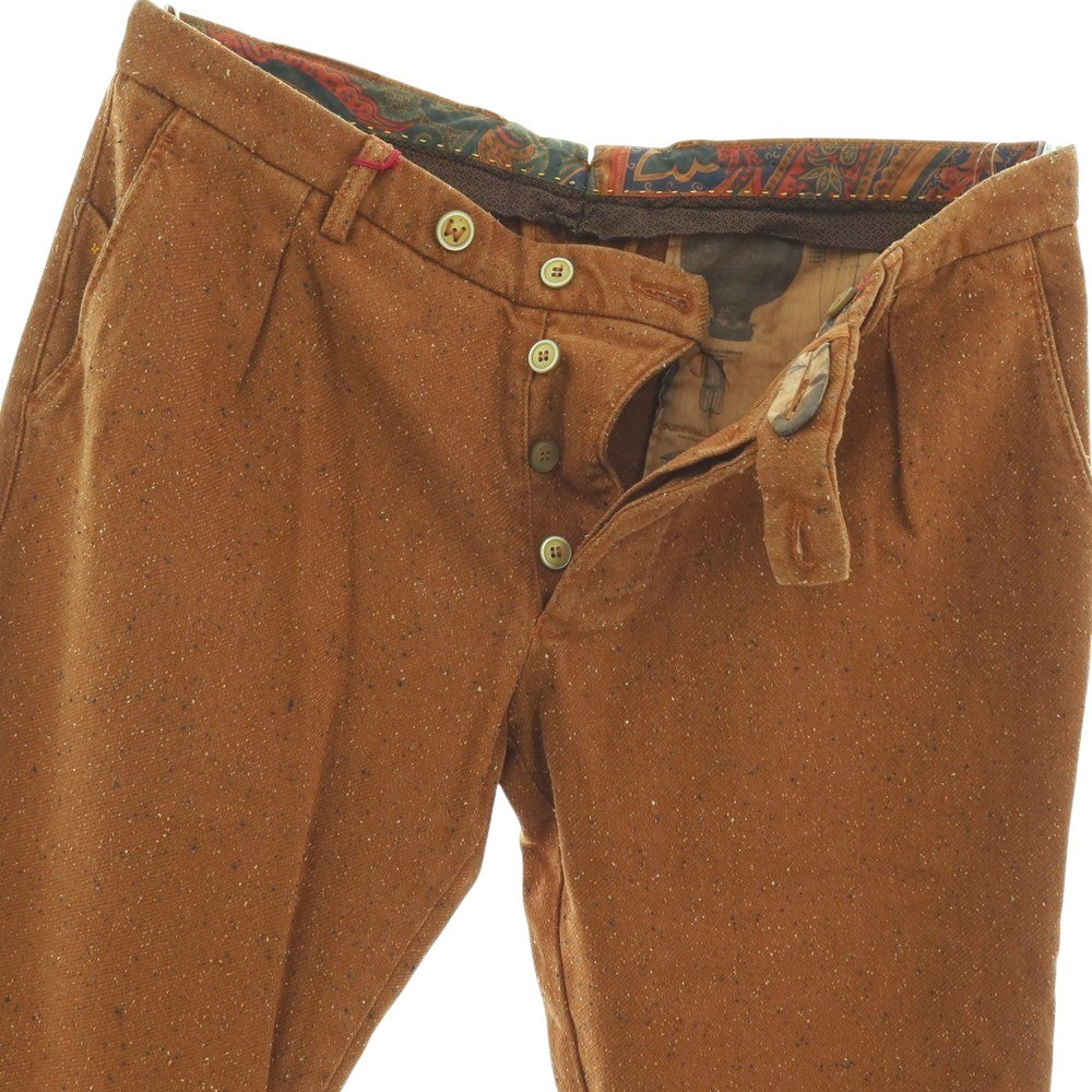 【中古】【未使用】ベルウィッチ BERWICH sc dandy コットンポリエステル カジュアルスラックスパンツ ブラウン【サイズ50】【 状態ランクS 】【 メンズ 】
