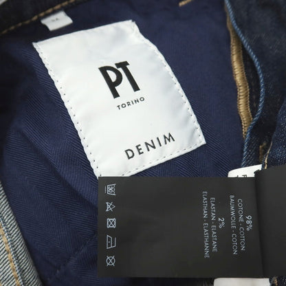 【中古】ピーティートリノ デニム PT TORINO DENIM SWING ストレッチ コットン デニムパンツ ジーンズ ネイビー【サイズ34】【 状態ランクC 】【 メンズ 】