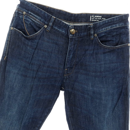【中古】ピーティートリノ デニム PT TORINO DENIM SWING ストレッチ コットン デニムパンツ ジーンズ ネイビー【サイズ34】【 状態ランクC 】【 メンズ 】