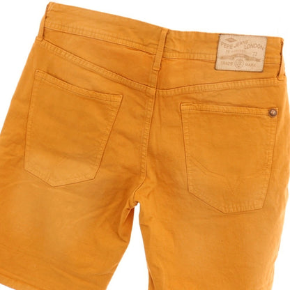 【中古】ペペ ジーンズ Pepe Jeans ストレッチ コットン ショートパンツ オレンジ【サイズ33】【 状態ランクB 】【 メンズ 】