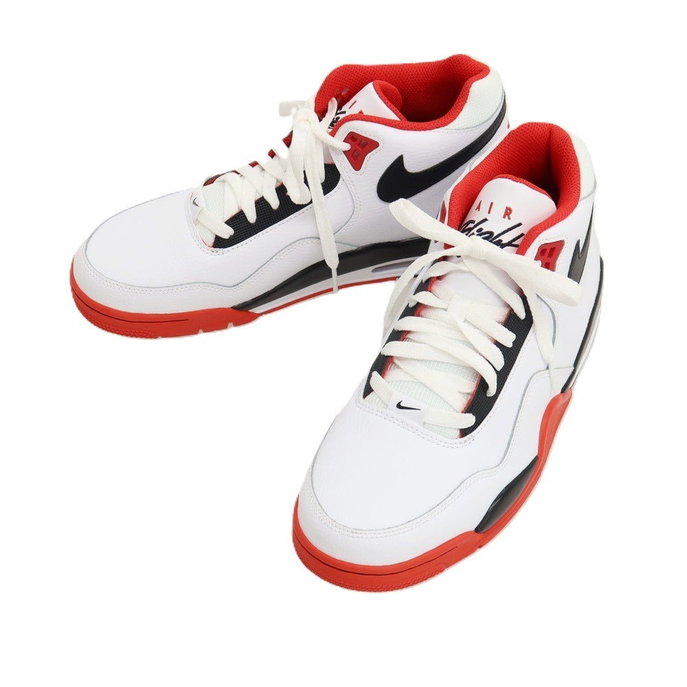 【中古】【未使用】ナイキ NIKE FLIGHT LEGACY BQ4212-100 スニーカー ホワイトxレッド【サイズ27.5】【 状態ランクS 】【 メンズ 】
