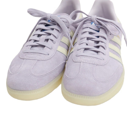 【中古】【未使用】アディダス adidas SAMBA スエード スニーカー ライトパープル【サイズ27.5】【 状態ランクS 】【 メンズ 】
