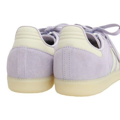【中古】【未使用】アディダス adidas SAMBA スエード スニーカー ライトパープル【サイズ27.5】【 状態ランクS 】【 メンズ 】