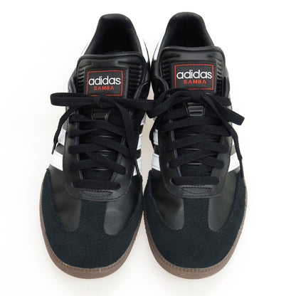 【中古】アディダス adidas SAMBA レザー スエード スニーカー ブラック【サイズ27】【 状態ランクA 】【 メンズ 】