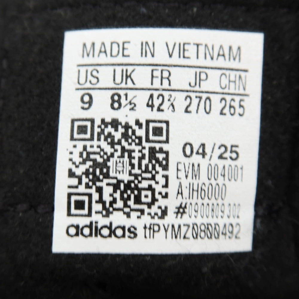 【中古】アディダス adidas SAMBA レザー スエード スニーカー ブラック【サイズ27】【 状態ランクA 】【 メンズ 】