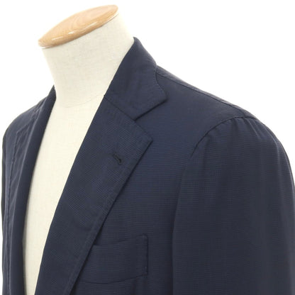 【中古】アルフォンソ シリカ Alfonso Sirica ウール 3B テーラードジャケット ネイビー【サイズ表記なし（S位）】【 状態ランクD 】【 メンズ 】