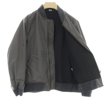 【中古】ビーナッツ BEENUTS リップストップナイロン ISE Tech MA-1 中綿ブルゾン グレー系【サイズ2】【 状態ランクC 】【 メンズ 】