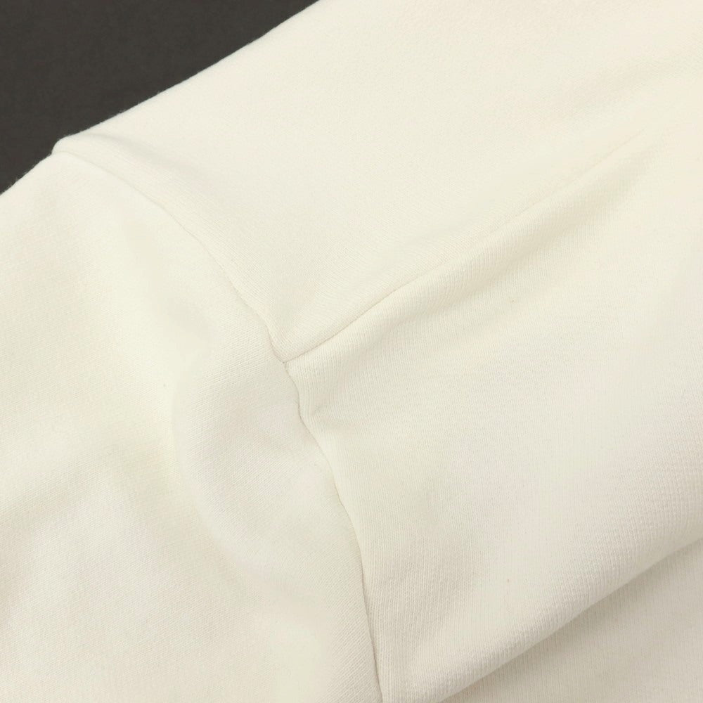【中古】メゾンキツネ MAISON KITSUNE コットン クルーネック スウェット ホワイト【サイズM】【 状態ランクB 】【 メンズ 】