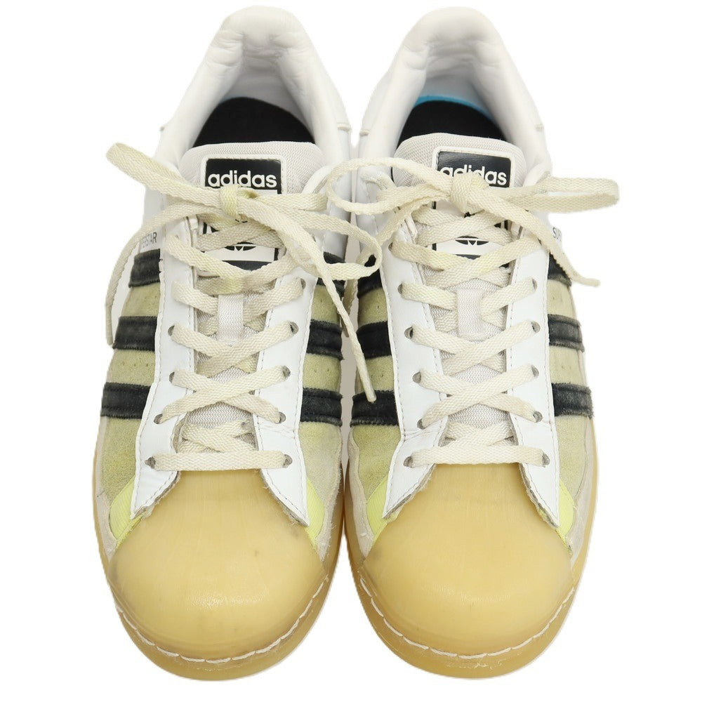 【中古】アディダス adidas スーパースター GX2887 レザー スニーカー ホワイト系【サイズ26.5】【 状態ランクC 】【 メンズ 】