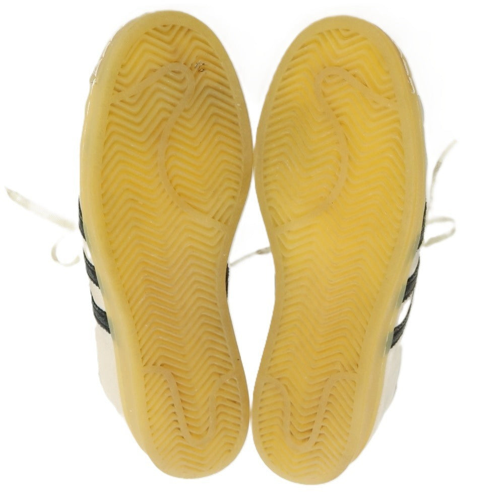 【中古】アディダス adidas スーパースター GX2887 レザー スニーカー ホワイト系【サイズ26.5】【 状態ランクC 】【 メンズ 】