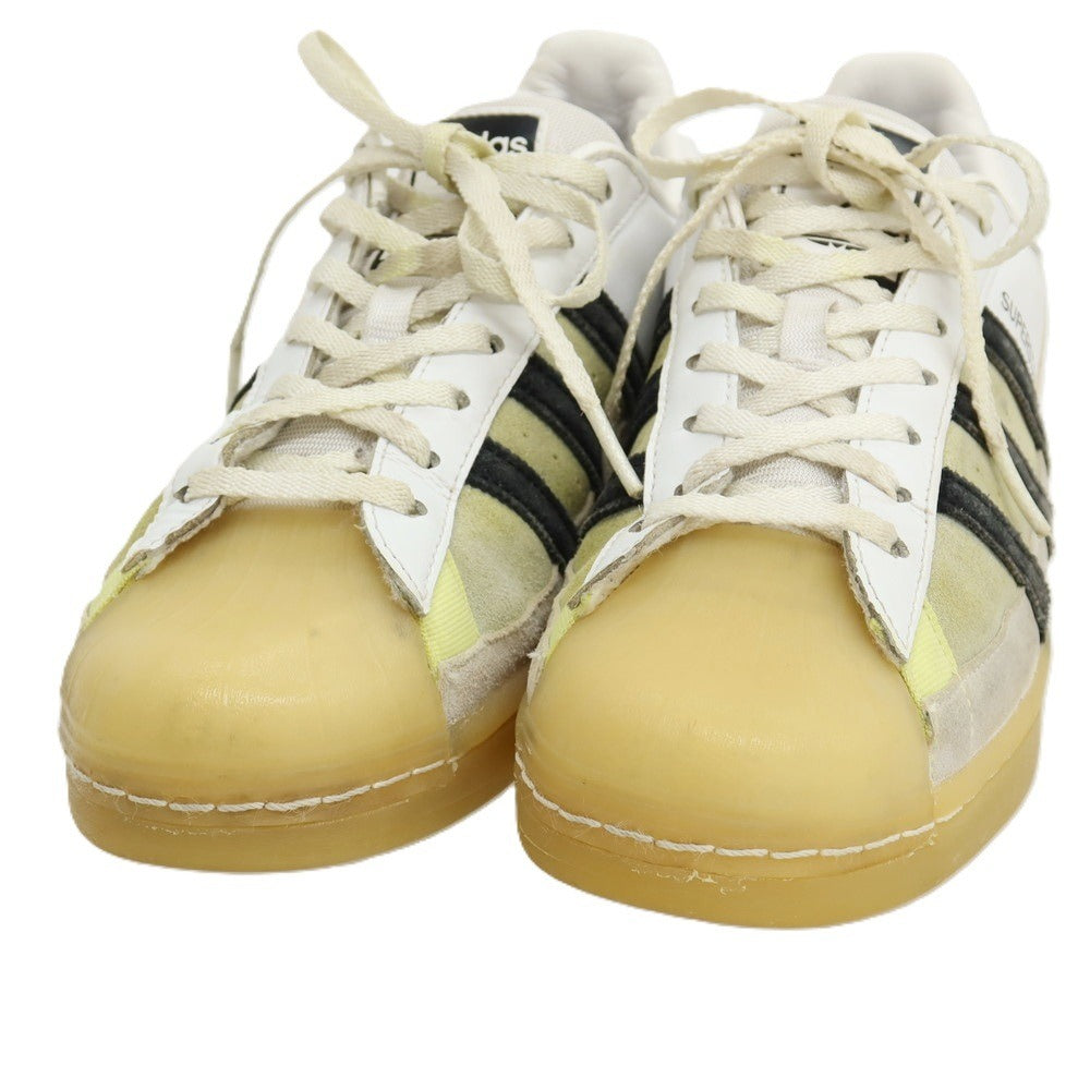 【中古】アディダス adidas スーパースター GX2887 レザー スニーカー ホワイト系【サイズ26.5】【 状態ランクC 】【 メンズ 】