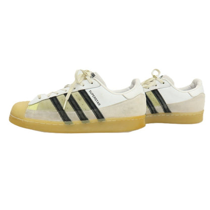 【中古】アディダス adidas スーパースター GX2887 レザー スニーカー ホワイト系【サイズ26.5】【 状態ランクC 】【 メンズ 】