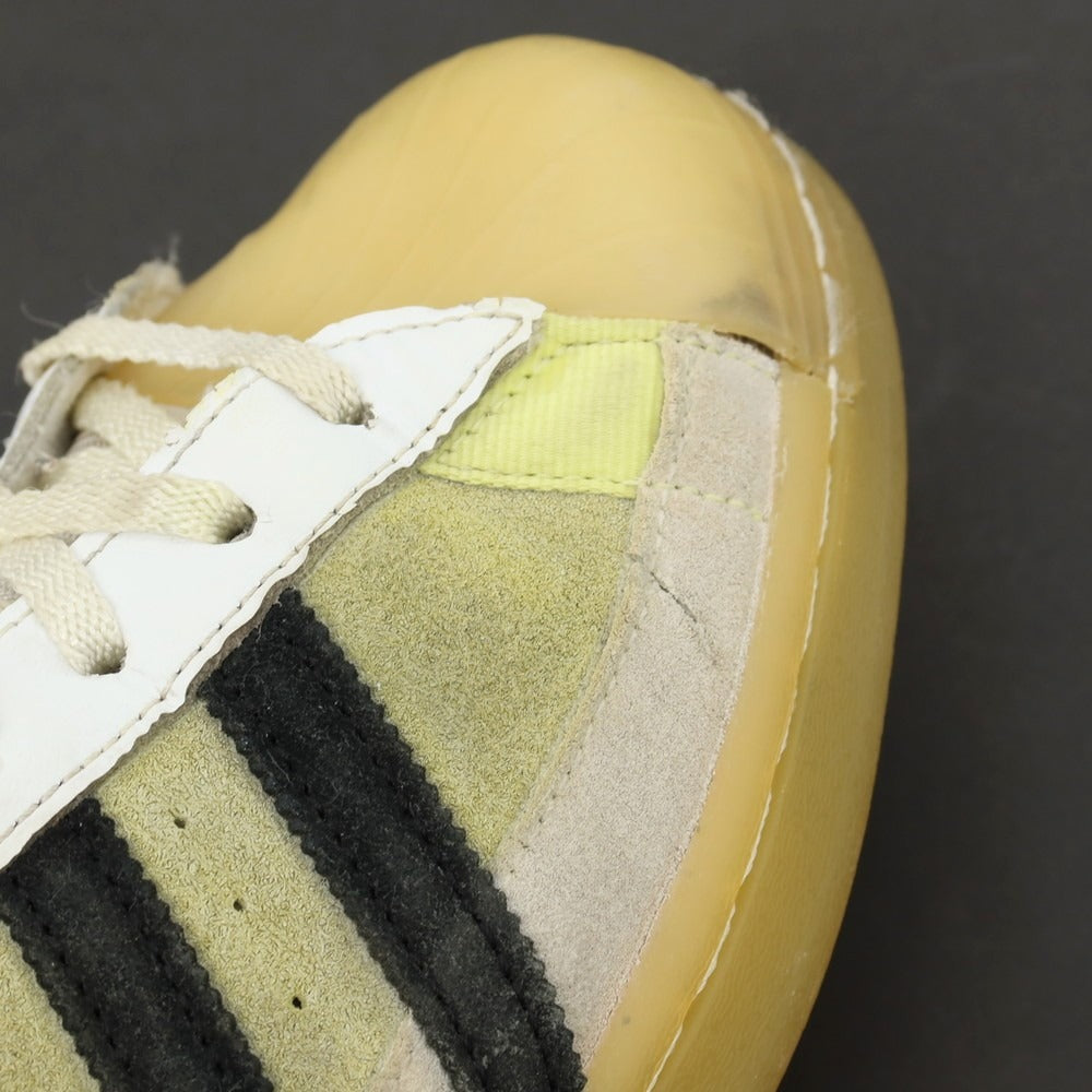 【中古】アディダス adidas スーパースター GX2887 レザー スニーカー ホワイト系【サイズ26.5】【 状態ランクC 】【 メンズ 】