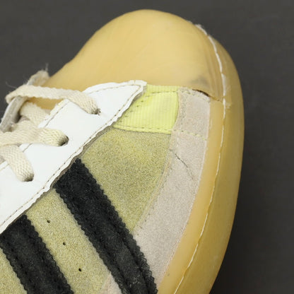 【中古】アディダス adidas スーパースター GX2887 レザー スニーカー ホワイト系【サイズ26.5】【 状態ランクC 】【 メンズ 】