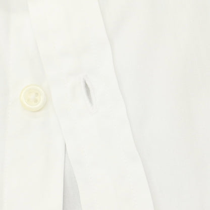 【中古】ポールスミス Paul Smith コットン セミワイドカラー ドレスシャツ ホワイト【サイズS】【 状態ランクB 】【 メンズ 】