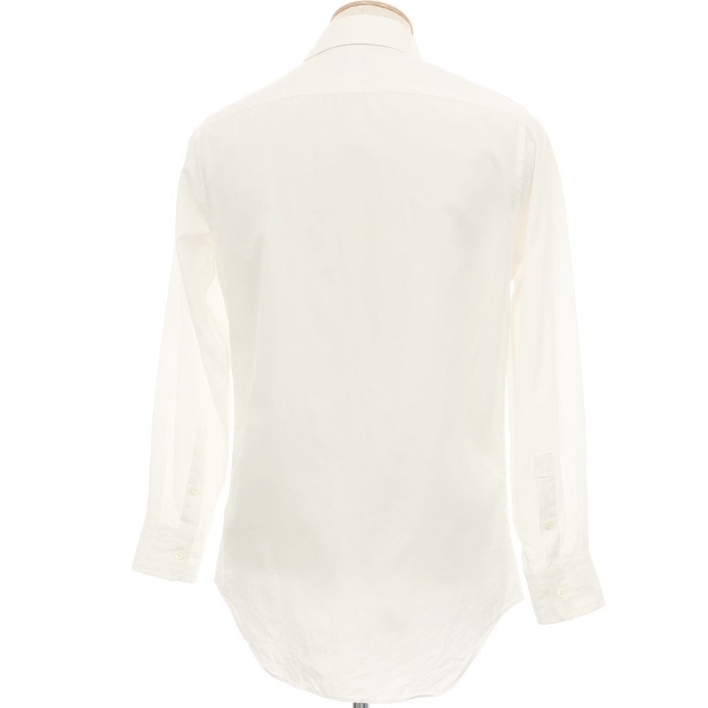 【中古】ポールスミス Paul Smith コットン セミワイドカラー ドレスシャツ ホワイト【サイズS】【 状態ランクB 】【 メンズ 】