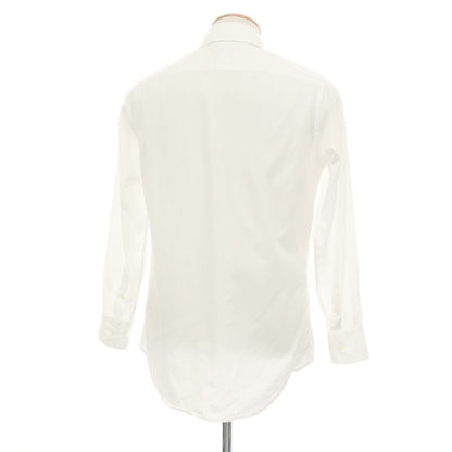 【中古】ポールスミス Paul Smith コットン セミワイドカラー ドレスシャツ ホワイト【サイズS】【 状態ランクC 】【 メンズ 】
