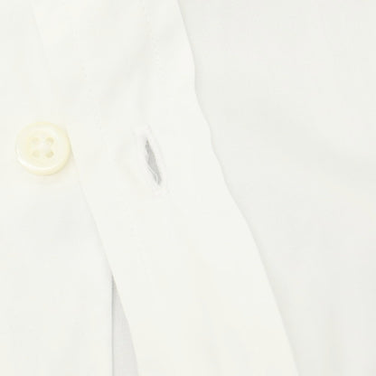 【中古】ポールスミス Paul Smith コットン セミワイドカラー ドレスシャツ ホワイト【サイズS】【 状態ランクC 】【 メンズ 】