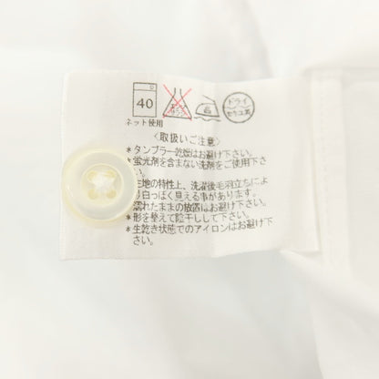 【中古】ポールスミス Paul Smith コットン セミワイドカラー ドレスシャツ ホワイト【サイズS】【 状態ランクC 】【 メンズ 】