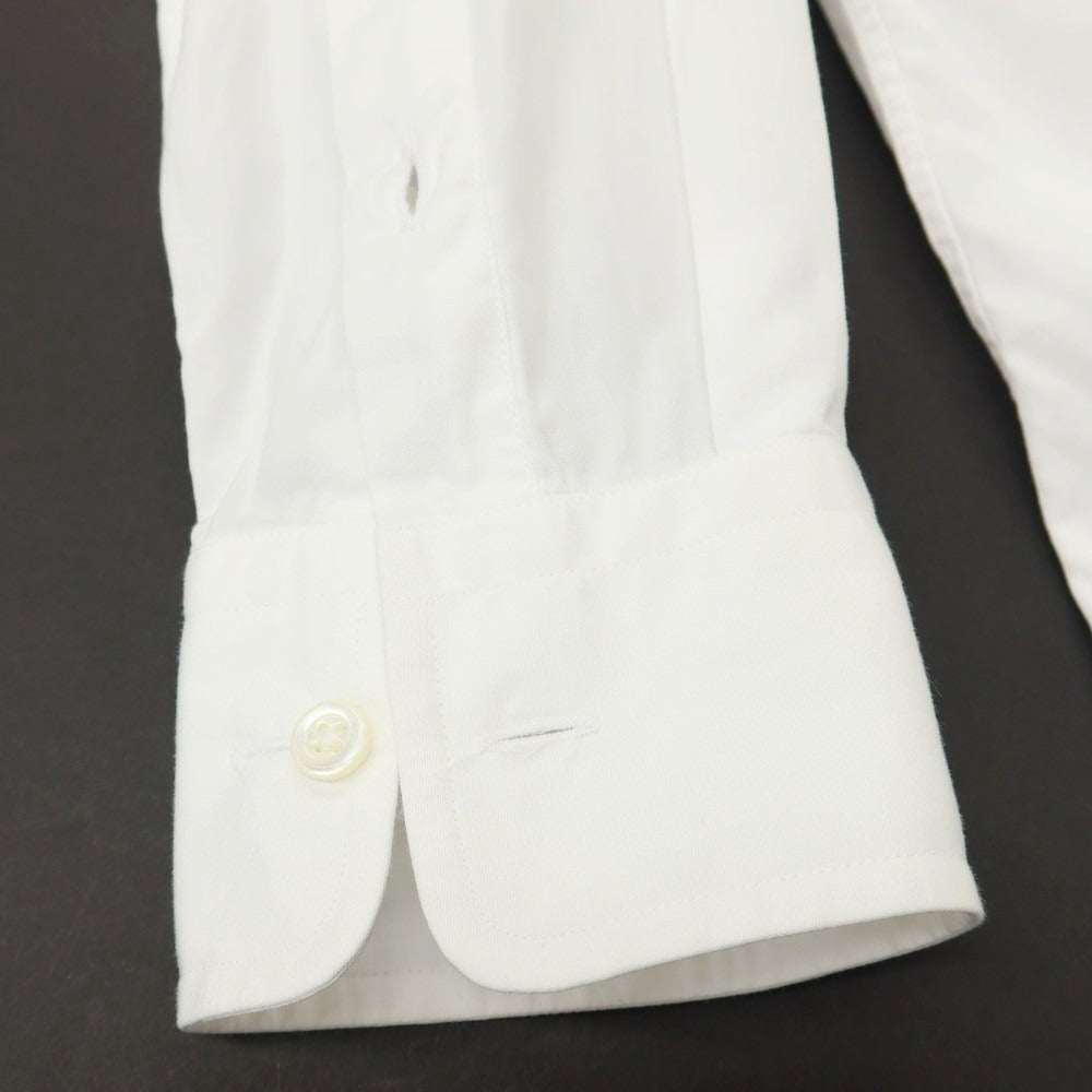 【中古】ポールスミス Paul Smith コットン セミワイドカラー ドレスシャツ ホワイト【サイズS】【 状態ランクC 】【 メンズ 】
