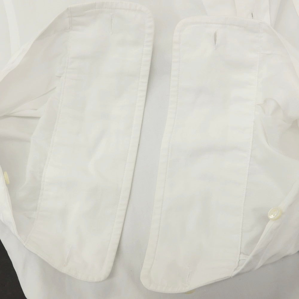 【中古】ポールスミス Paul Smith コットン セミワイドカラー ドレスシャツ ホワイト【サイズS】【 状態ランクC 】【 メンズ 】