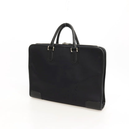 【中古】ポールスミス Paul Smith ナイロン レザー 2way ブリーフケース ブラック【 状態ランクC 】【 メンズ 】