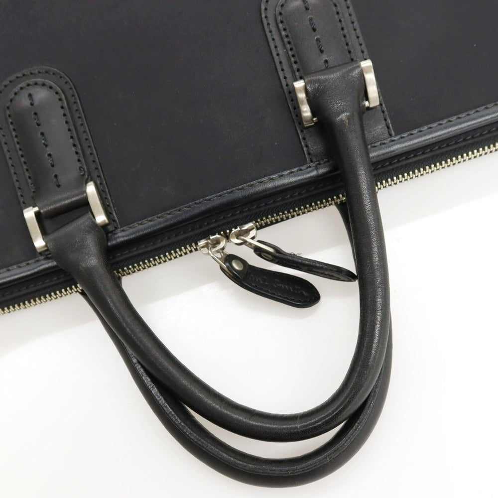 【中古】ポールスミス Paul Smith ナイロン レザー 2way ブリーフケース ブラック【 状態ランクC 】【 メンズ 】