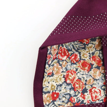 【中古】ポールスミス Paul Smith シルクコットン ストライプ柄ネクタイ パープル【 状態ランクC 】【 メンズ 】