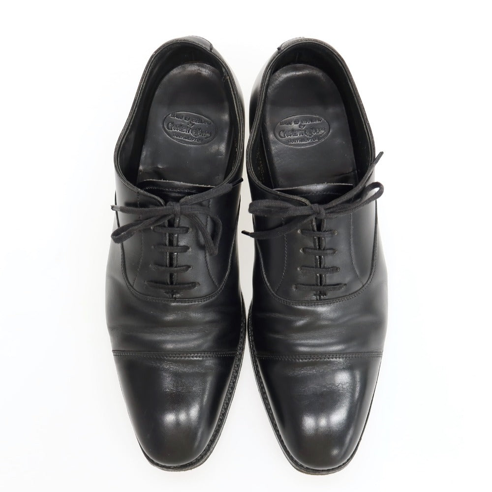 【中古】クロケットアンドジョーンズ CROCKETT&amp;JONES AUDLEY 9447 ドレスシューズ ブラック【サイズ7D】【 状態ランクC 】【 メンズ 】