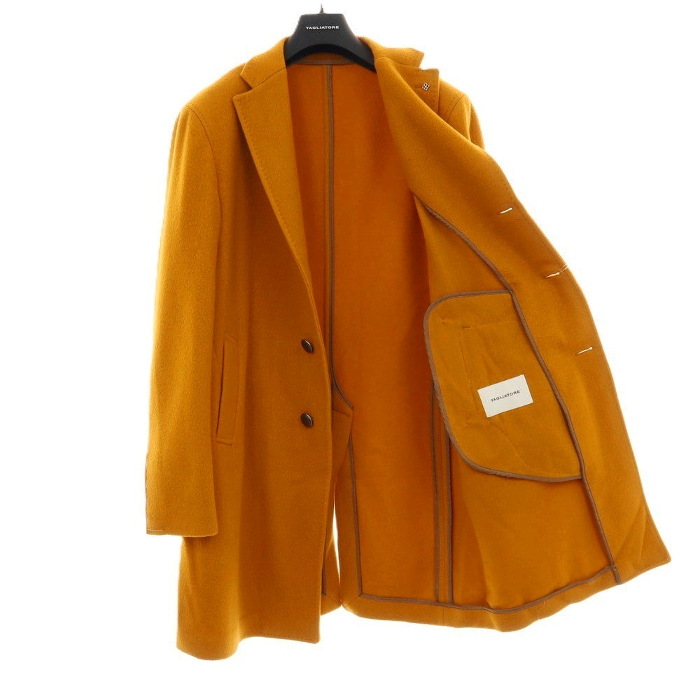 【新品】タリアトーレ TAGLIATORE COLORADO ウールナイロン チェスターフィールドコート オレンジ【サイズ50】【 状態ランクN 】【 メンズ 】