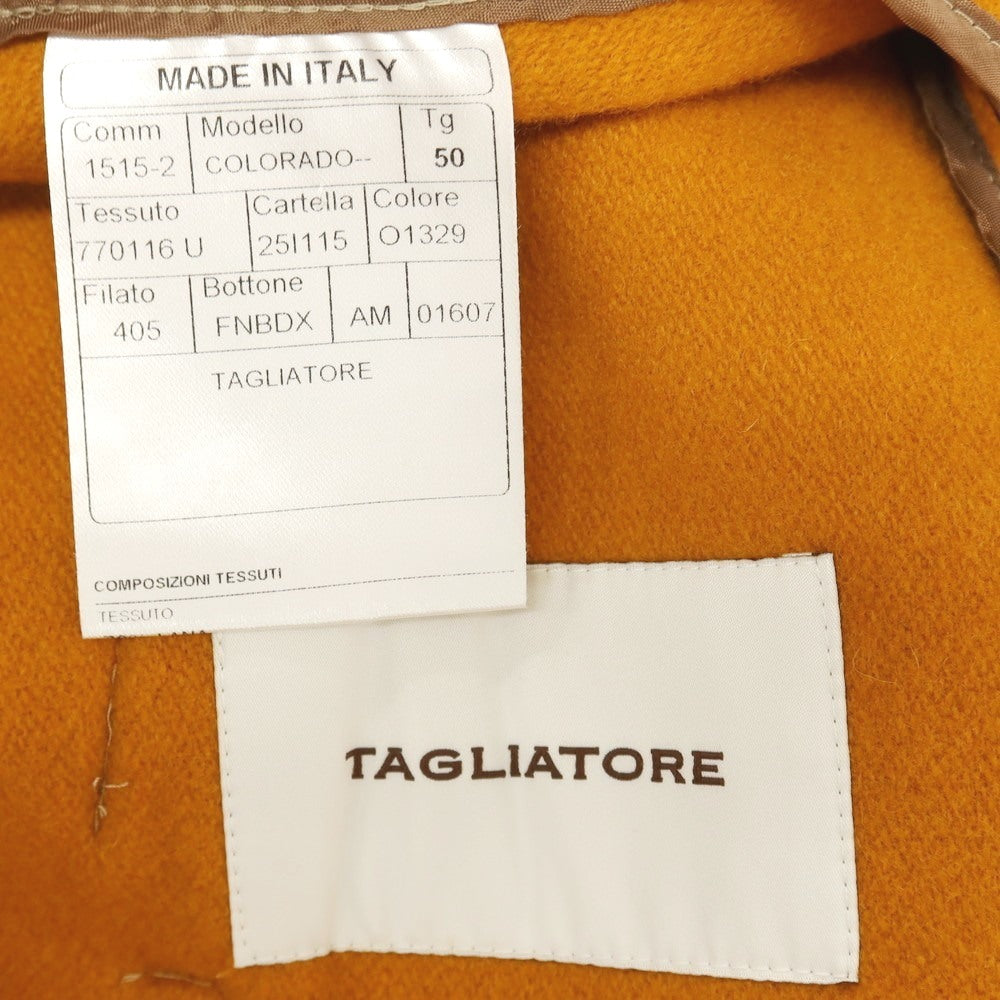 【新品】タリアトーレ TAGLIATORE COLORADO ウールナイロン チェスターフィールドコート オレンジ【サイズ50】【 状態ランクN 】【 メンズ 】